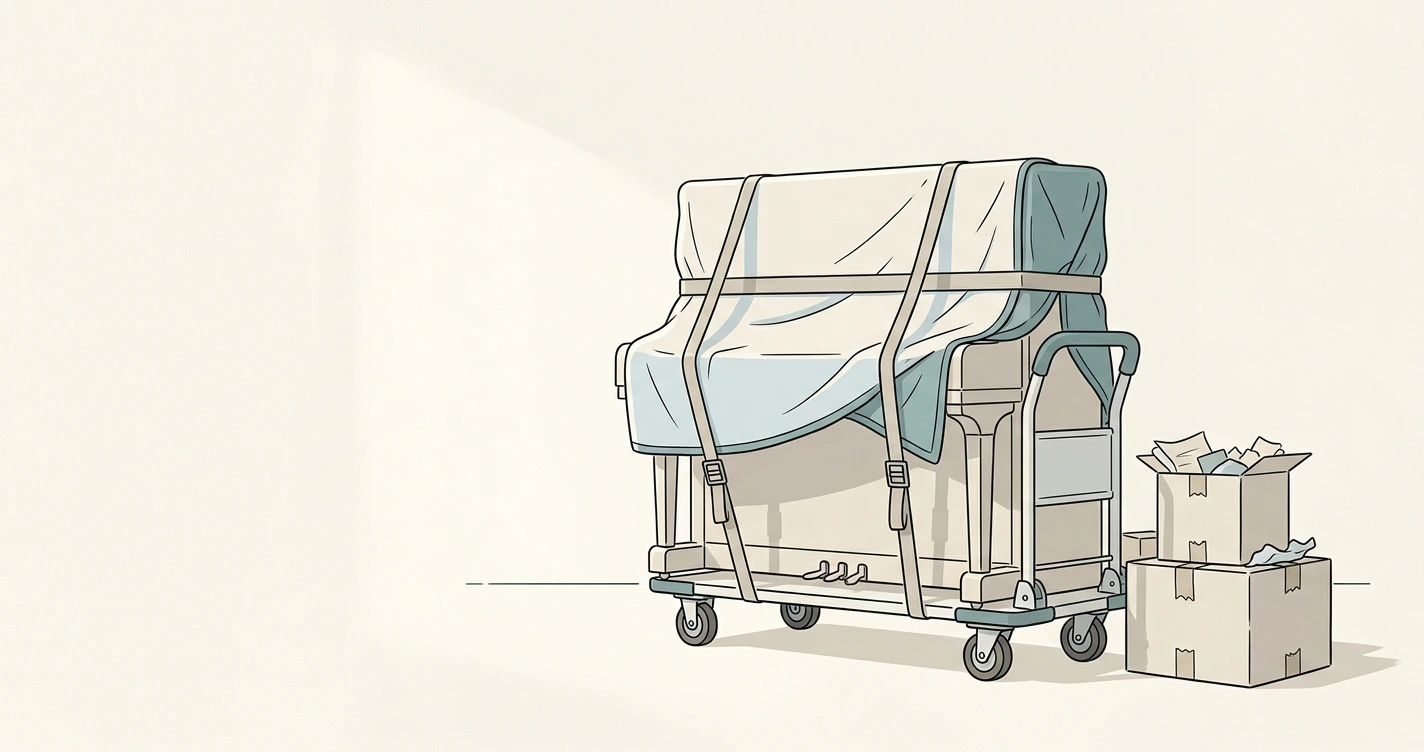 Transport piano et objets fragiles: éviter la casse